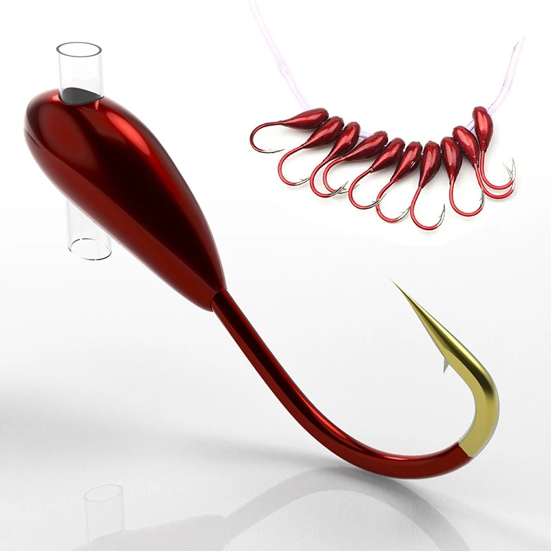 Fishing Hook Assortment - 10/20 قطعة الشتاء الجليد الصيد هوك