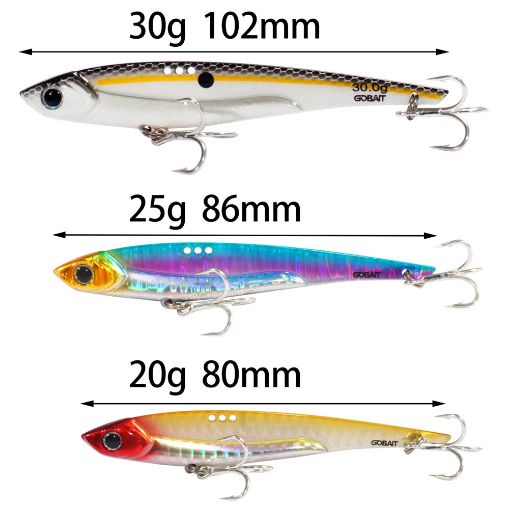GOBAIT VIB الصيد إغراء 20 جرام - مراجعة Fishing Hook Treble وسعره