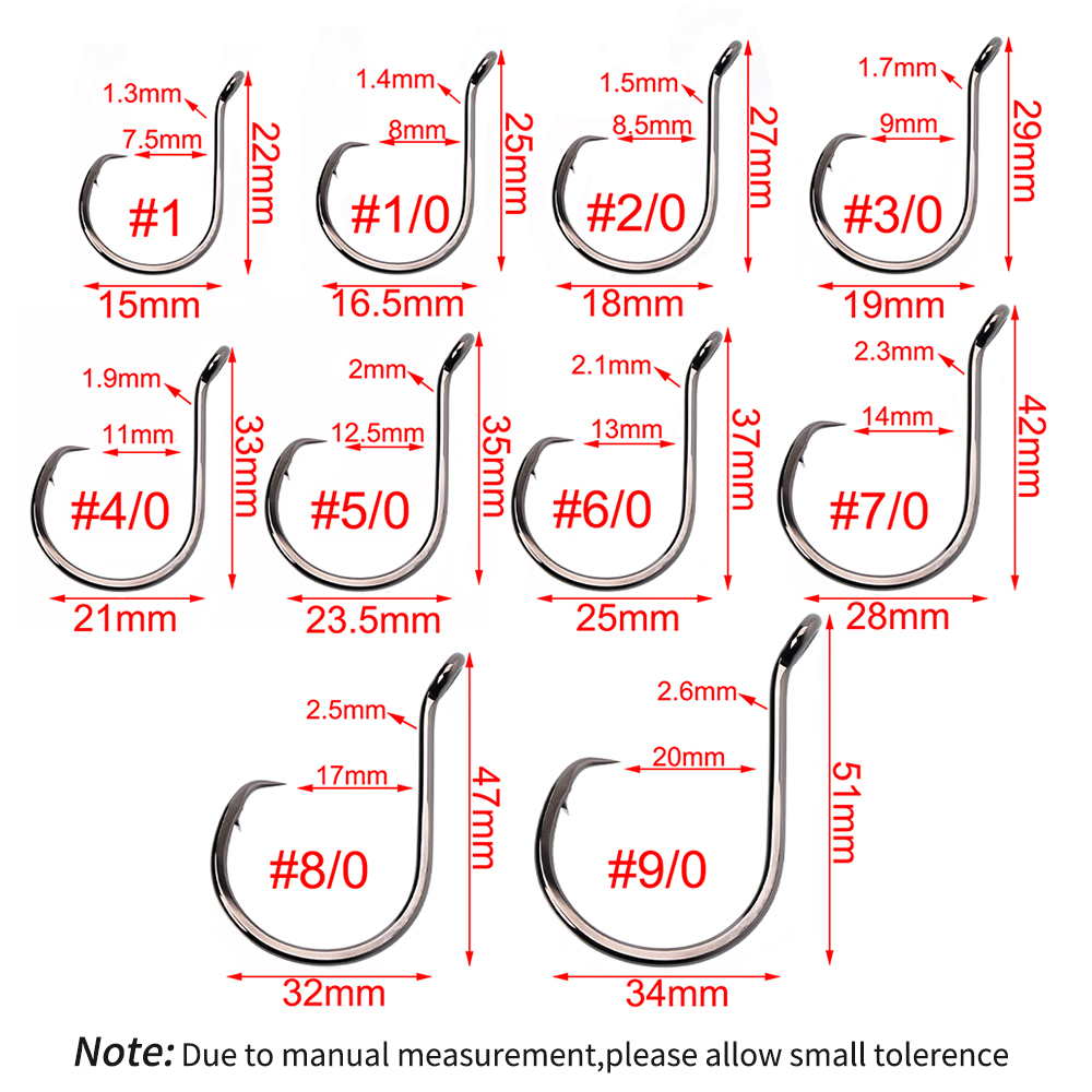 خطاف دائري ثقيل من النيكل الأس - مراجعة Fishing Hook Assortment وسعره