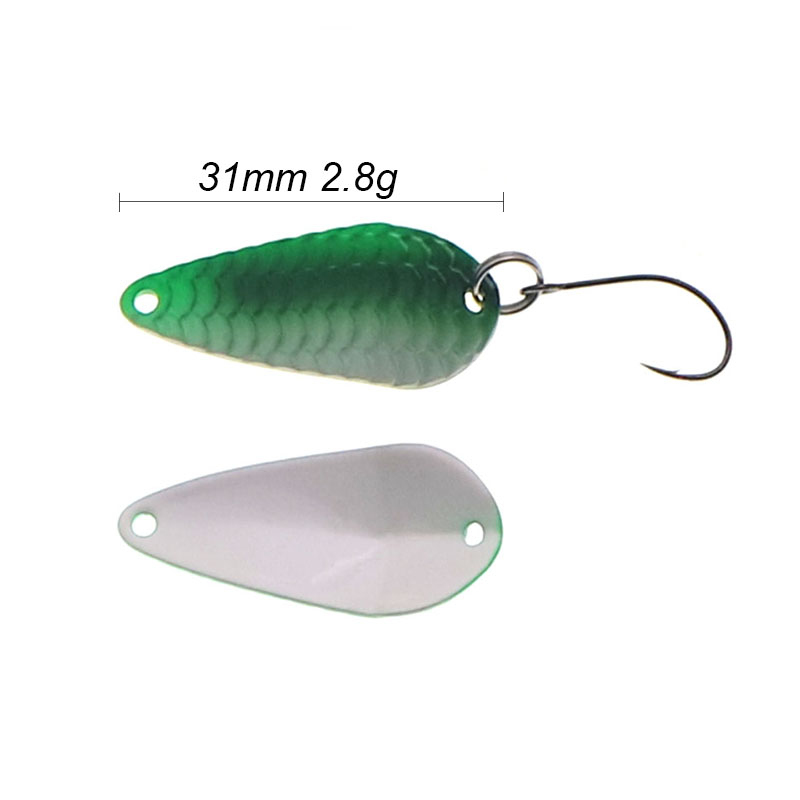 صيد سمك السلمون المرقط ملعقة و - مراجعة Fishing Hook Jig وسعره
