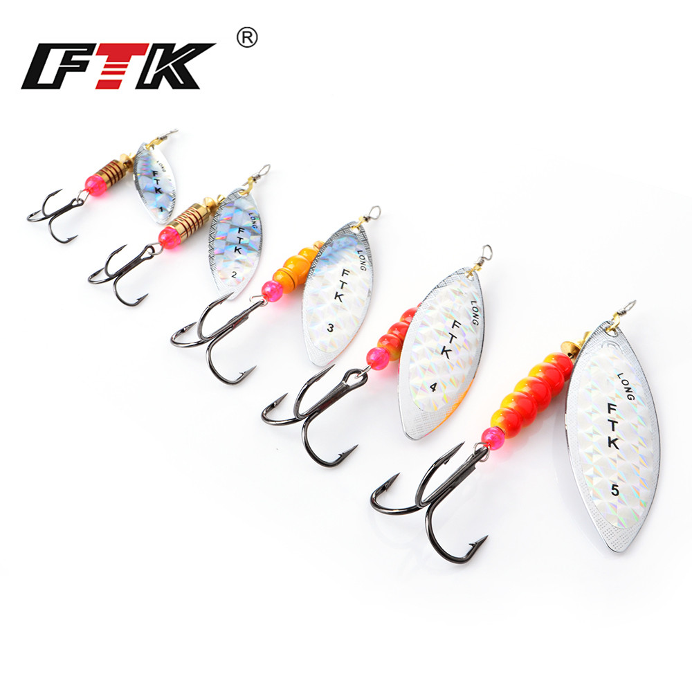 طُعم FTK سبينر ، طُعم 4G/7G/12 - مراجعة Fishing Hook Jig وسعره