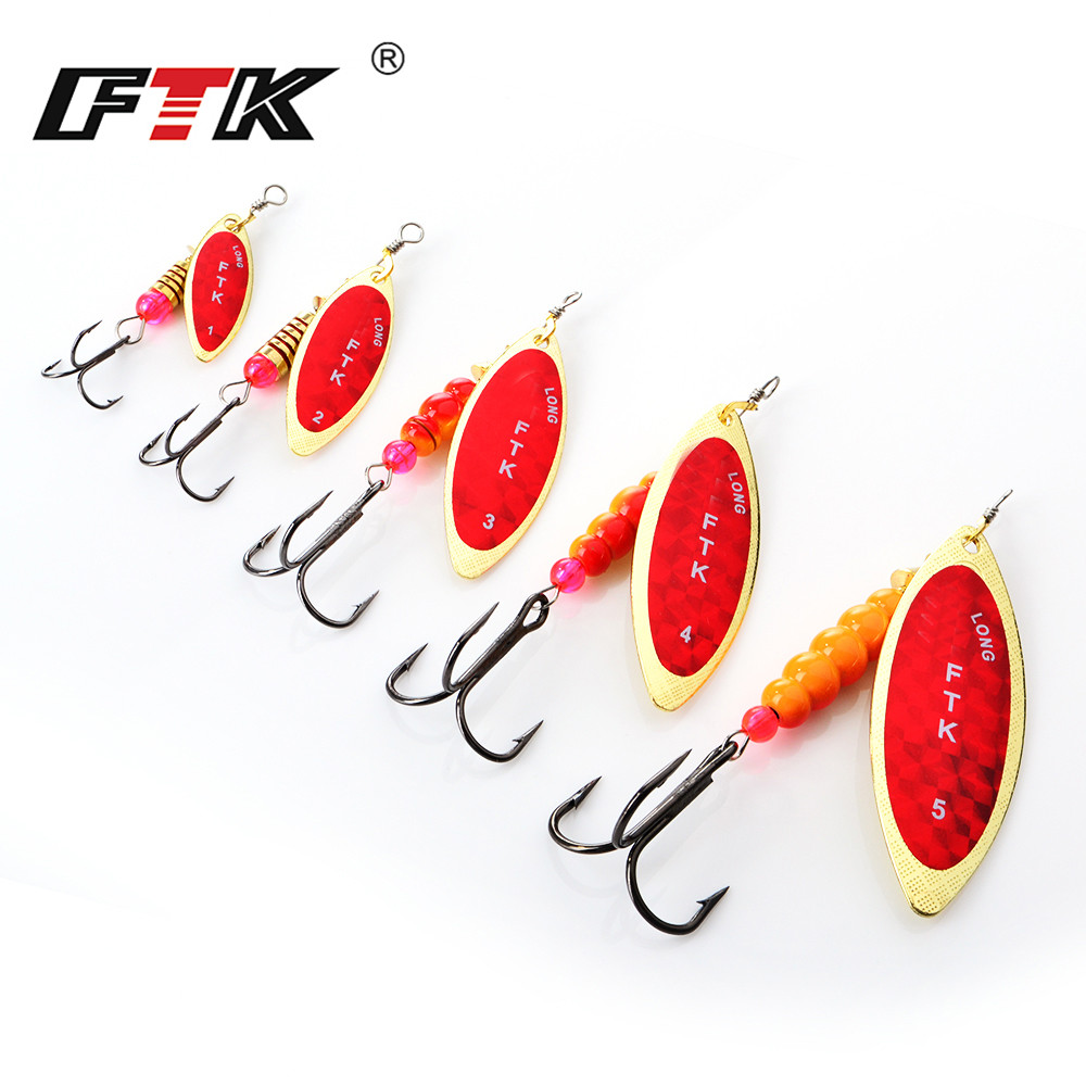 طُعم FTK سبينر ، طُعم 4G/7G/12 - مراجعة Fishing Hook Jig وسعره