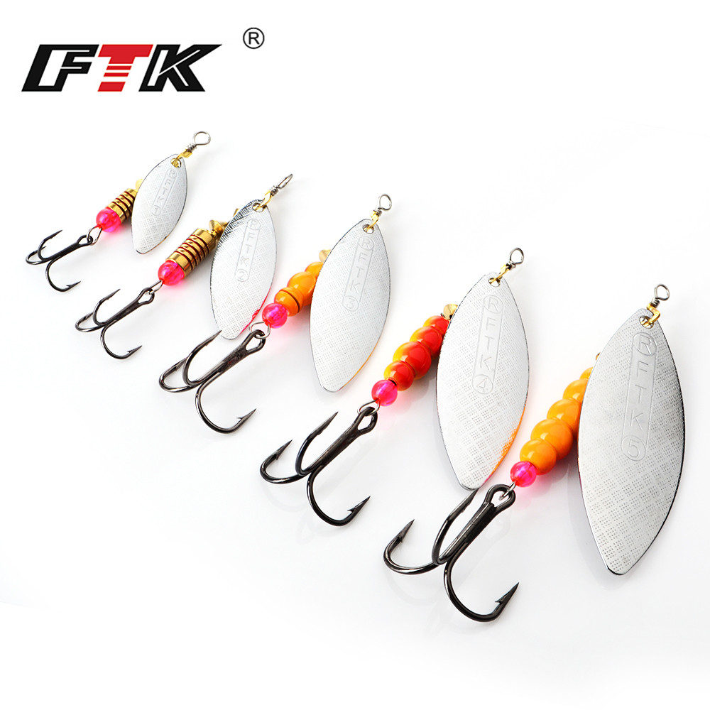 طُعم FTK سبينر ، طُعم 4G/7G/12 - مراجعة Fishing Hook Jig وسعره