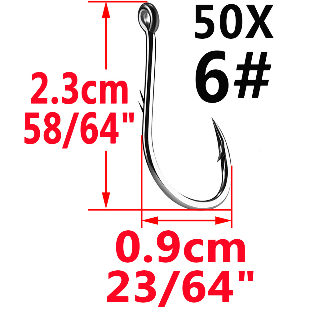 50 قطعة Iseama دائرة الكارب ال - مراجعة Fishing Hook Assortment وسعره