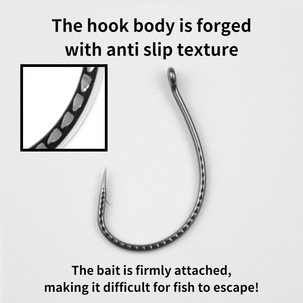 50 قطعة خطاف أحمق عالي الكربون - مراجعة Fishing Hook Assortment وسعره