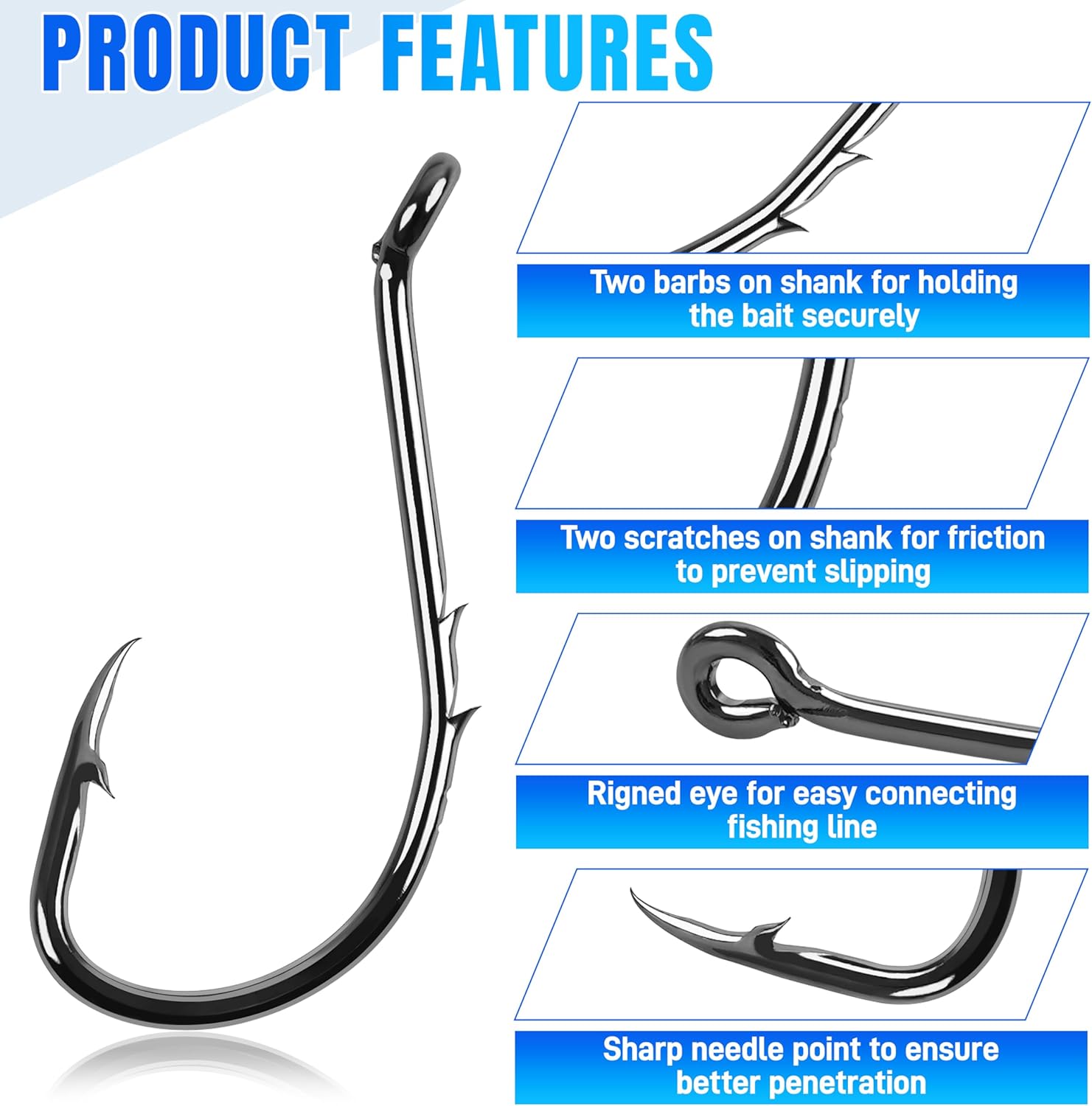 خطافات صيد الأخطبوط من FishTri - مراجعة Fishing Hook Assortment وسعره