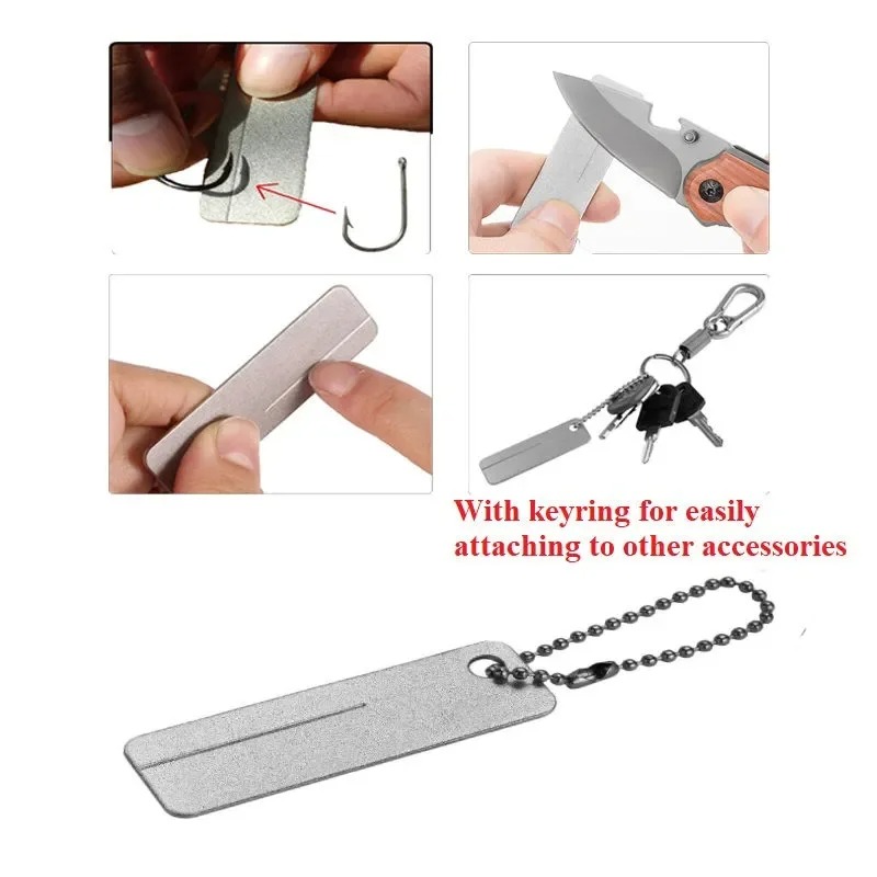 مبراة جيب ماسية عالية الصلابة، - مراجعة Fishing Hook Sharpener وسعره