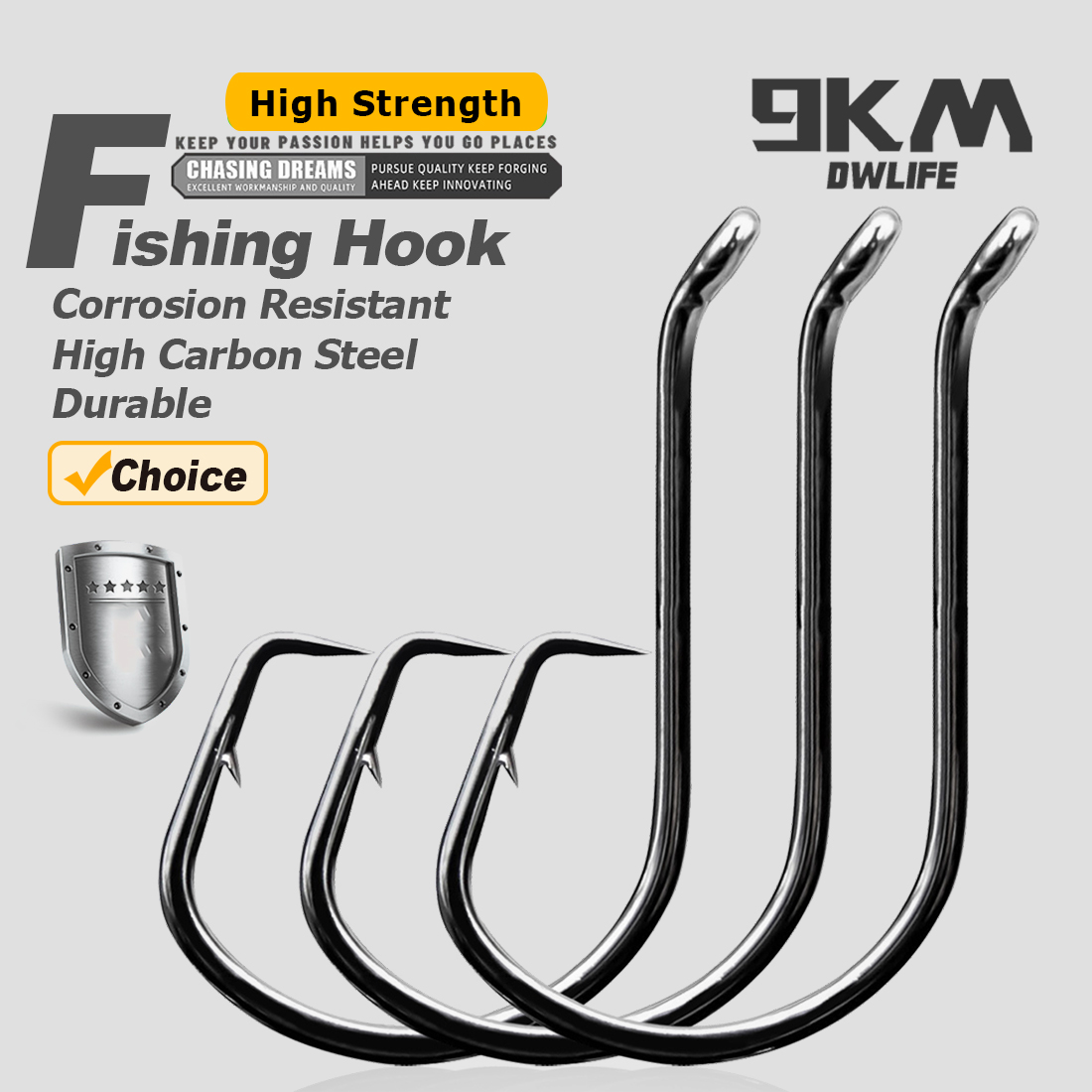 9 كجم دائرة الصيد السنانير 25  - مراجعة Fishing Hook Assortment وسعره