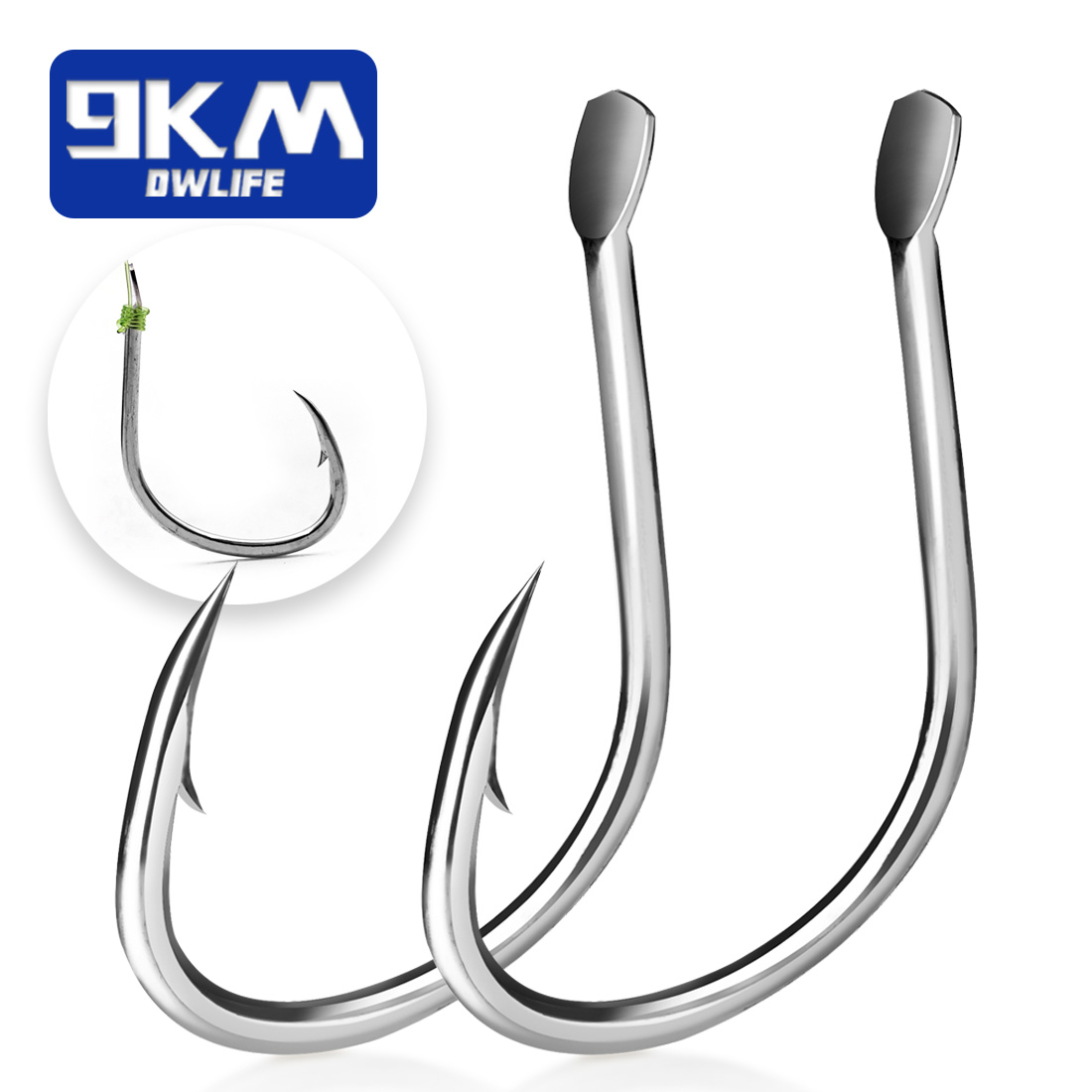 خطافات صيد بدون عيون ، 9 * ، ط - مراجعة Fishing Hook Circle وسعره